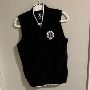 47 Black Fleece Vest - Bruins